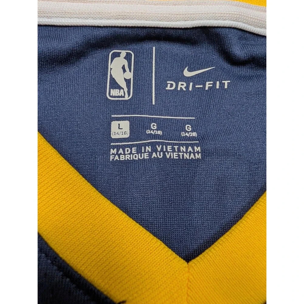 Nike Dri-Fit Indiana Pacers Myles Turner Boy's Size Large 14/16  Jersey